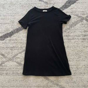 Abercrombie & Fitch Black Ribbed Dress